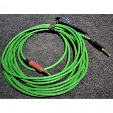 6.3 Jack mono to 6.3 Jack mono 9m Green Instrument Cable