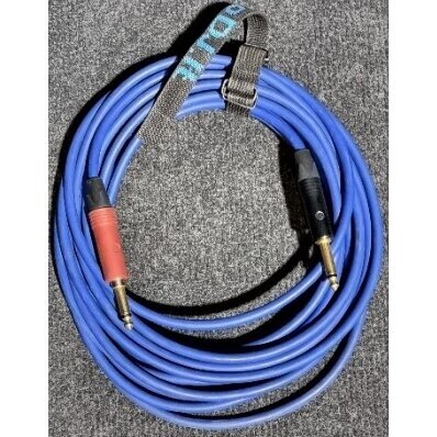 6.3 Jack mono to 6.3 Jack mono 8m Blue Instrument Cable 1