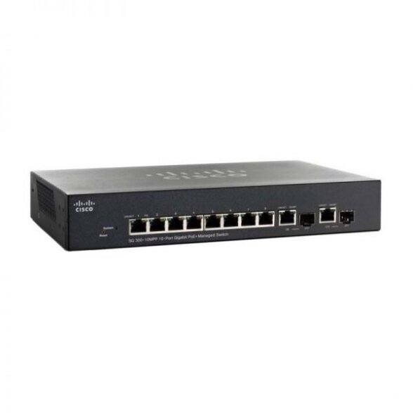 CISCO 10-Port Gigabit PoE Managed Switch SG300-10