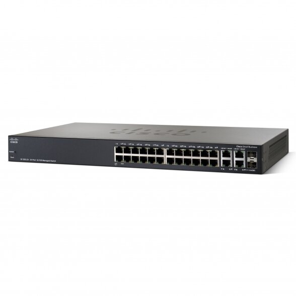 CISCO 24-Port Gigabit PoE Managed Switch SG300-24