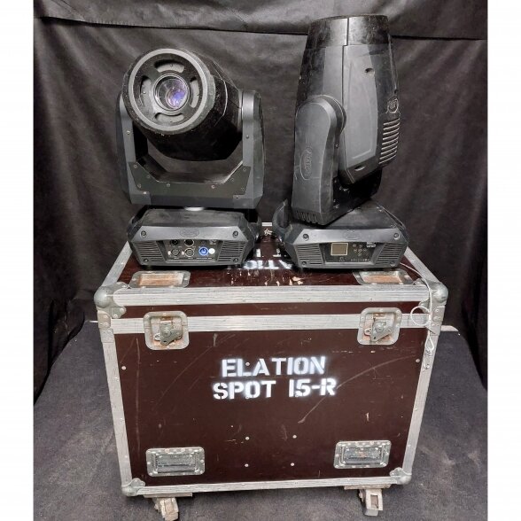 Elation Platinum Spot 15-R B with case (2in1 case) SET of 7 10