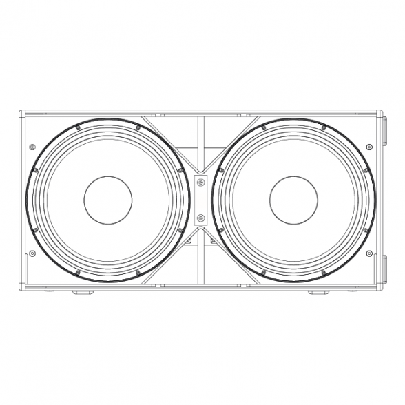 LAs418A - Active Double Bass Reflex Subwoofer 1