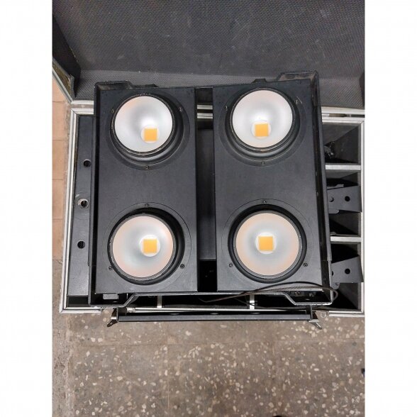 LED blinders SET (2x2 + 2x4) + flightcase