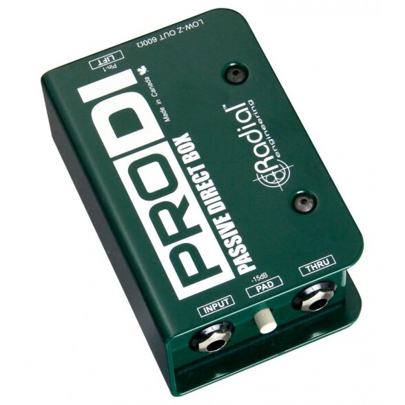 Radial Engineering Pro DI Mono Passive Direct Box 1