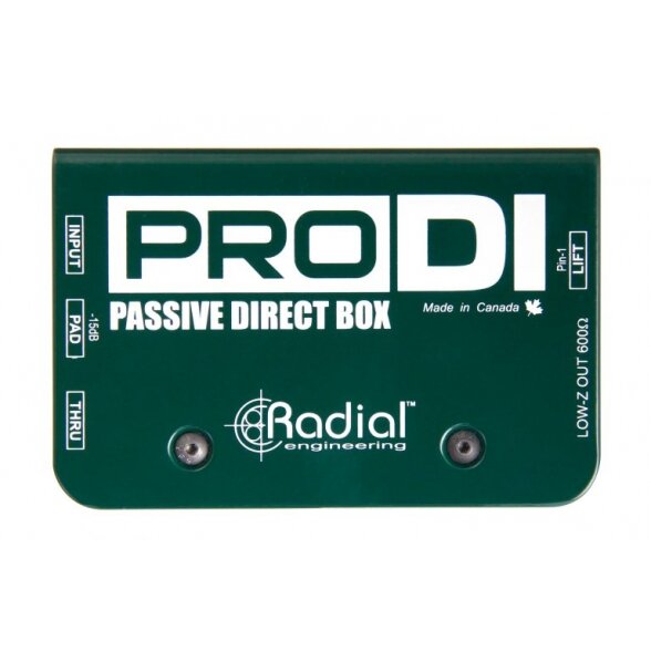 Radial Engineering Pro DI Mono Passive Direct Box