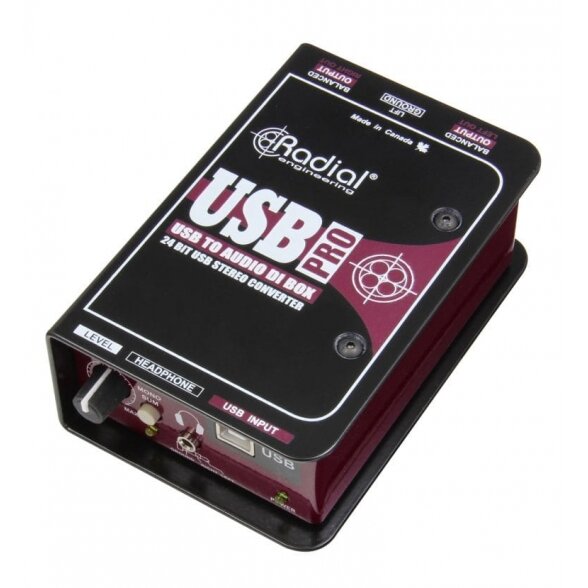Radial Engineering USB-Pro USB Stereo DI Box